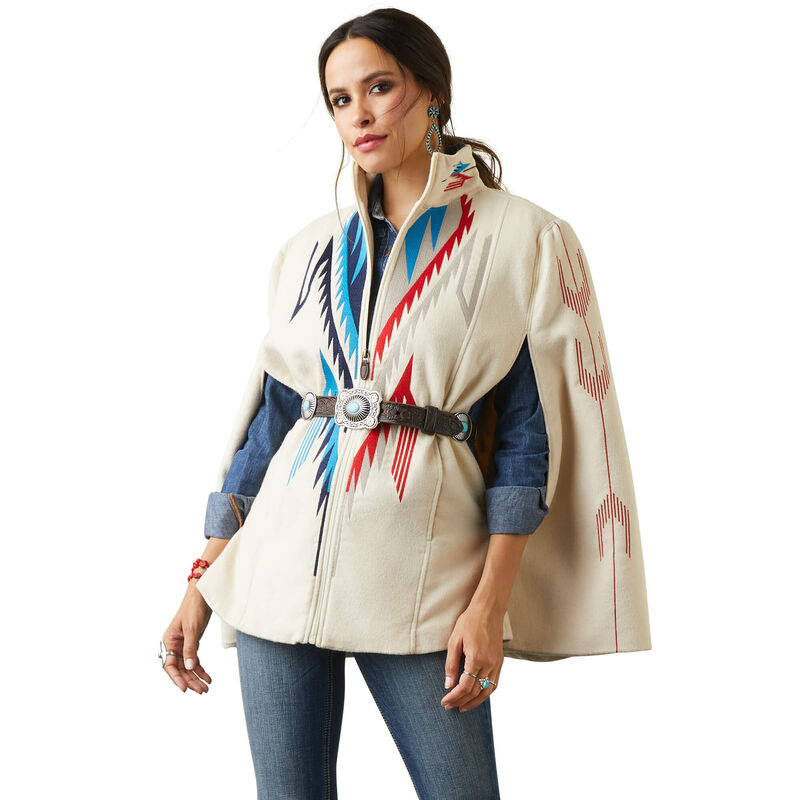 Ariat Jacke Damen - Cape Chimayo Weiß ( WBTGP-7156 )